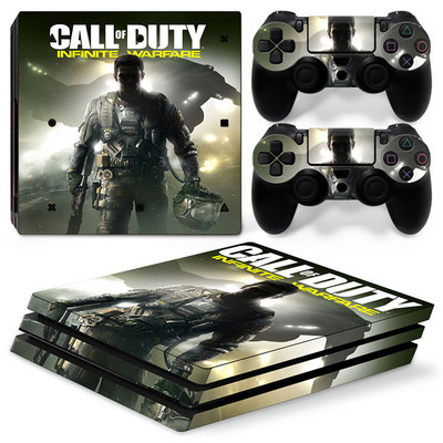 Za PS4 Pro Call of Duty Black Ops PVC Skin Vinyl naljepnica Decal Cover Console DualSense kontroleri Zaštitna naljepnica otporna na prašinu