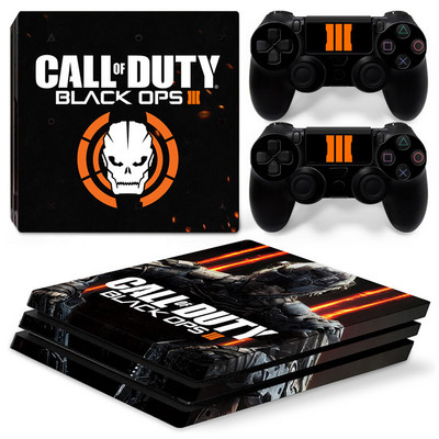 Za PS4 Pro Call of Duty Black Ops PVC Skin Vinyl naljepnica Decal Cover Console DualSense kontroleri Zaštitna naljepnica otporna na prašinu
