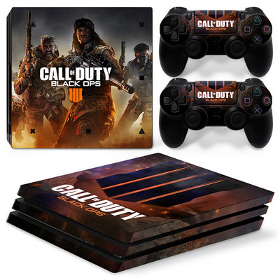 Za PS4 Pro Call of Duty Black Ops PVC Skin Vinyl naljepnica Decal Cover Console DualSense kontroleri Zaštitna naljepnica otporna na prašinu