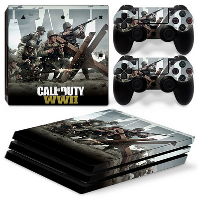 Za PS4 Pro Call of Duty Black Ops PVC Skin Vinyl naljepnica Decal Cover Console DualSense kontroleri Zaštitna naljepnica otporna na prašinu