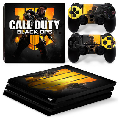 Za PS4 Pro Call of Duty Black Ops PVC Skin Vinyl naljepnica Decal Cover Console DualSense kontroleri Zaštitna naljepnica otporna na prašinu