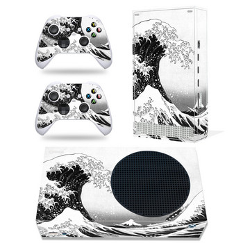 Για κονσόλα Xbox Series S και 2 χειριστήρια Skin Sticker Killer Design Προστατευτικό κάλυμμα αυτοκόλλητων Πλήρες σετ Xbox Series S