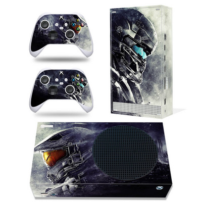 Xbox Series S konsolei un 2 kontrolieriem Skin Sticker Killer Design aizsarguzlīmes vāciņš pilns komplekts Xbox Series S