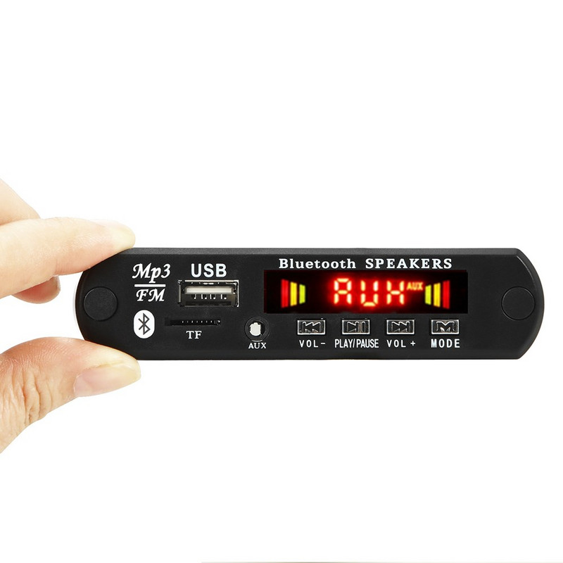 12V 50W pojačalo MP3 dekoder ploča Bluetooth V5.0 MP3 player za automobil USB modul za snimanje FM AUX radio za zvučnik Handsfree