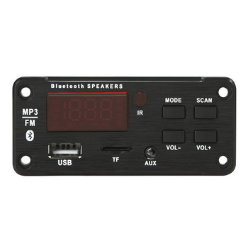 Bluetooth 5 0 Μονάδα ηχείων Κάρτα TF Ραδιόφωνο USB Ασύρματη πλακέτα αποκωδικοποίησης Τηλεχειριστήριο οθόνη LCD Συσκευή αναπαραγωγής MP3 5V