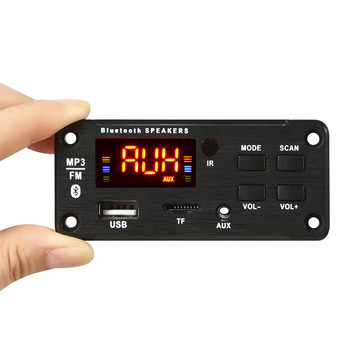 Bluetooth 5 0 модул високоговорител TF карта USB радио безжична декодираща платка дистанционно управление LCD дисплей MP3 плейър 5V