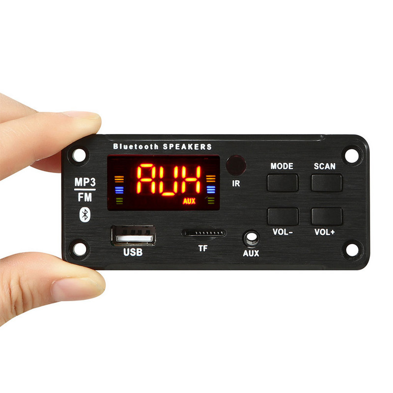 Bluetooth 5 0 modul zvučnika TF kartica USB radio ploča za bežično dekodiranje Daljinski upravljač LCD zaslon MP3 player 5V