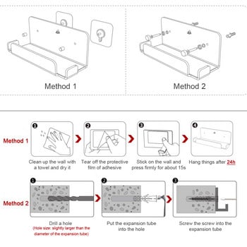 Държач за монтиране на стена за Nintendo Switch Dock Station Лепило Малък стенен рафт Плаваща стойка за монтиране на стена Switch Аксесоари за докинг станция