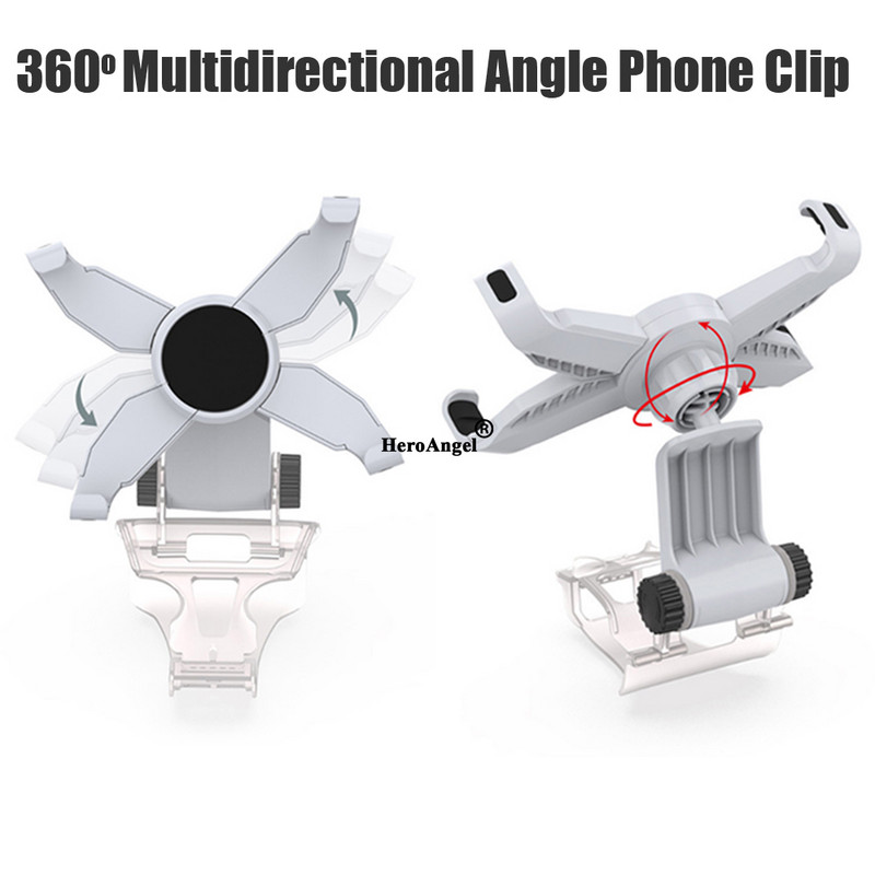 Podesivi mobilni stalak za mobilni telefon za PS5 bežični upravljač Držač kopče za telefon Nosač za stezaljku za DualSense periferni uređaj