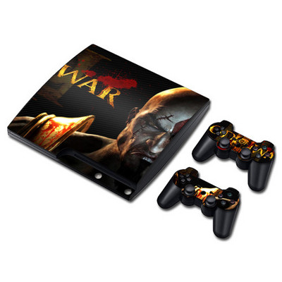 Játék God of War Skin matrica matrica PS3 Slim PlayStation 3 konzolhoz és kontrollerekhez PS3 Skins matrica vinyl