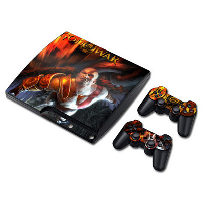 Játék God of War Skin matrica matrica PS3 Slim PlayStation 3 konzolhoz és kontrollerekhez PS3 Skins matrica vinyl