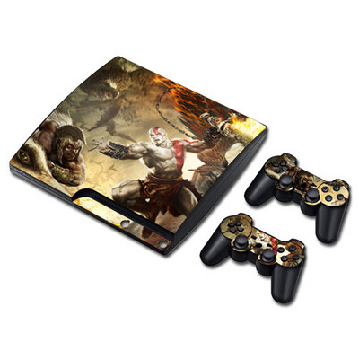 Játék God of War Skin matrica matrica PS3 Slim PlayStation 3 konzolhoz és kontrollerekhez PS3 Skins matrica vinyl