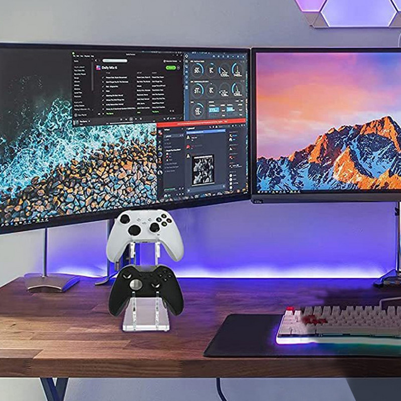 Akrilni gamepad stalak za PS4/Xbox One/NS Series Dual Game Controller stalak