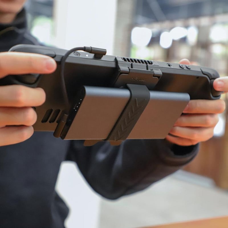 Állítható tartó Power Bank asztali konzol Kickstand kompatibilis Steam Deck játékkonzol tartozékokkal