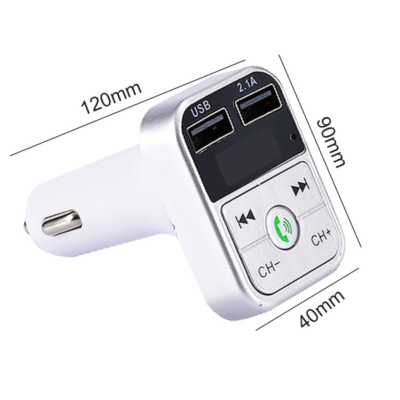 FM odašiljač Adapter za automobil 12V-24V Mp3 player prijemnik s digitalnim zaslonom Mp3 audio glazba Stereo adapter Handsfree Auto Kit