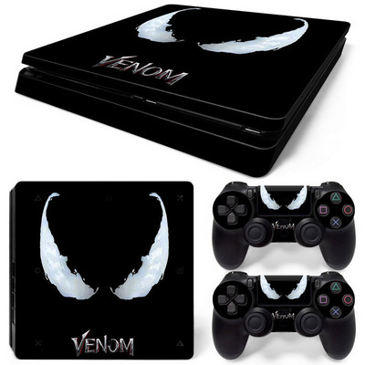 Disney Marvel Skin Skin Sticker Protective Film for PlayStation4 Slim PS4 PS4Slim Console 2 Controllers Cover Accessories Para