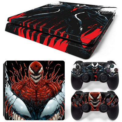 Disney Marvel Skin Skin Sticker Protective Film for PlayStation4 Slim PS4 PS4Slim Console 2 Controllers Cover Accessories Para