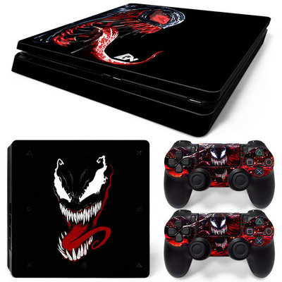 Disney Marvel Skin Skin Sticker Protective Film for PlayStation4 Slim PS4 PS4Slim Console 2 Controllers Cover Accessories Para