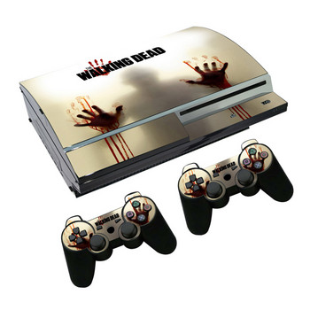 Σχεδιασμός κινουμένων σχεδίων για PS3 1000 Console Skins+2PCS Stickers For P S3 console Αυτοκόλλητο Vinyl Skin για p s3