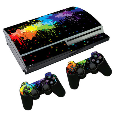 Rajzfilm desig PS3 1000 konzolhoz + 2 DB matricák P S3 konzolhoz Vinyl Skin matrica p s3 matricához