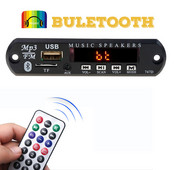 Dekóder tábla modul MP3 lejátszó Bluetooth autós készlet MP3 12V LED képernyő Iphone XS támogatáshoz TF USB AUX 3,5 mm FM rádióadapter