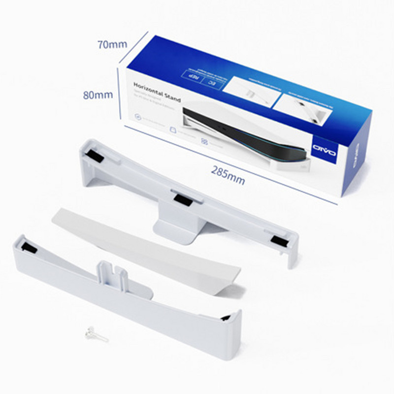 Discuri de jocuri Kit suport de afișare Suport consolă de jocuri anti-alunecare Suport de bază orizontal pentru CD-ROM PS5/ediții digitale Accesorii