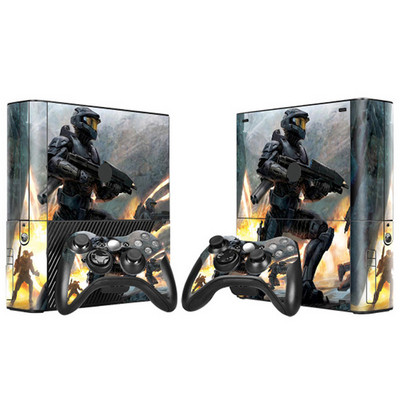 Za Microsoft XBOX 360 E naljepnica za popularnu igru, vinilna konzola i 2 maske za kontroler igre
