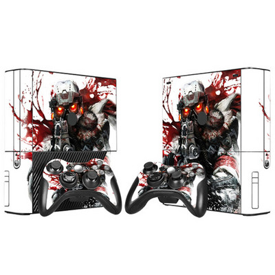 Za Microsoft XBOX 360 E naljepnica za popularnu igru, vinilna konzola i 2 maske za kontroler igre