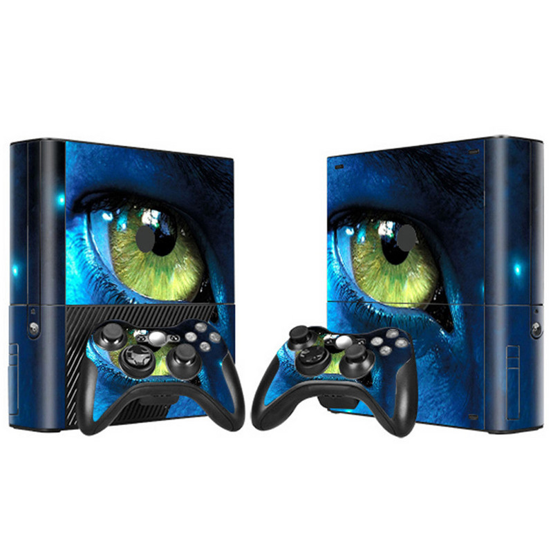 Za Microsoft XBOX 360 E naljepnica za popularnu igru, vinilna konzola i 2 maske za kontroler igre