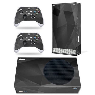 Για κονσόλα Xbox Series S και 2 χειριστήρια Lattice Design Skin Sticker Προστατευτικό κάλυμμα περιτυλίγματος βινυλίου Πλήρες σετ Xbox Series S