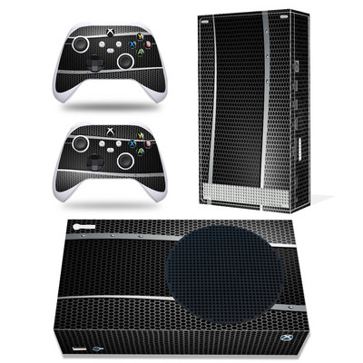 Για κονσόλα Xbox Series S και 2 χειριστήρια Lattice Design Skin Sticker Προστατευτικό κάλυμμα περιτυλίγματος βινυλίου Πλήρες σετ Xbox Series S