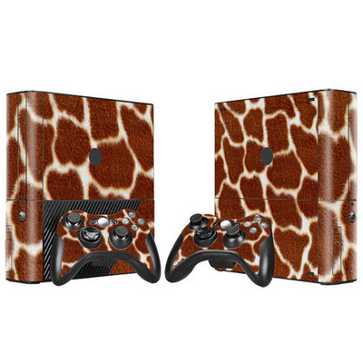 Elegantna naljepnica s vinilnim naljepnicama za XBOX 360 E igraću konzolu + 2 kontrolera, zaštitni poklopac