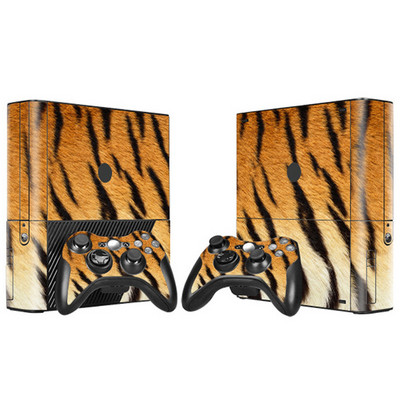 Elegantna naljepnica s vinilnim naljepnicama za XBOX 360 E igraću konzolu + 2 kontrolera, zaštitni poklopac