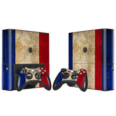 Elegantna naljepnica s vinilnim naljepnicama za XBOX 360 E igraću konzolu + 2 kontrolera, zaštitni poklopac
