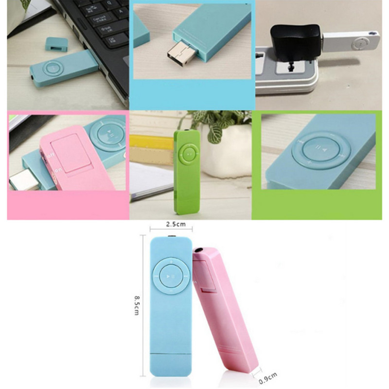 Nova kartica MP3 žvakaća guma MP3 U disk ravno utikač MP3 student Walkman kompaktan i prijenosan