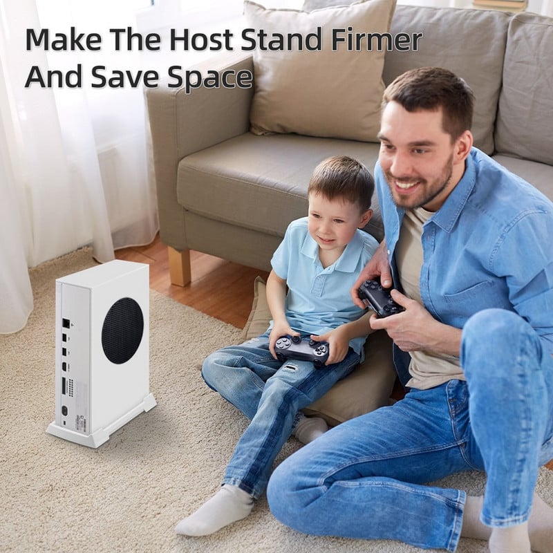 Vertikaalne alus Xbox Series S mängukonsooli jaoks Sisseehitatud jahutusventiilide hoidjajaama jahutusalus Xboxi mängutarvikute jaoks