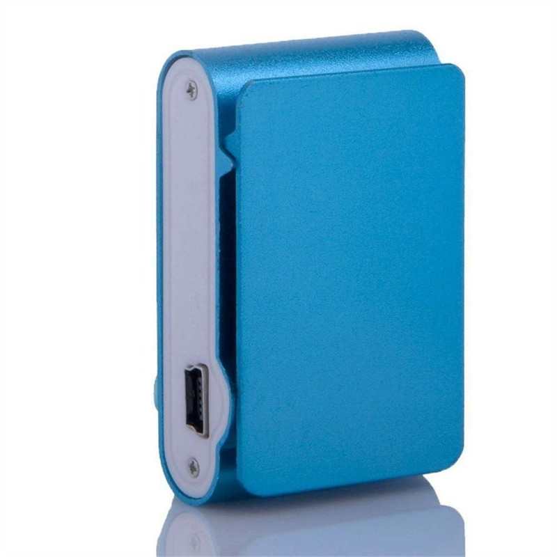 1db újratölthető hordozható képernyős hangszóróval Médialejátszó Cube Clip típusú MP3 zenelejátszó