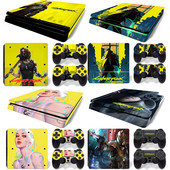 Disney Skin Sticker Zaštitna folija za PlayStation4 Slim PS4 PS4Slim Console Controllers Cover Dodaci Protector Para