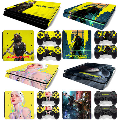 Disneja ādas uzlīmju aizsargplēve PlayStation4 Slim PS4 PS4Slim konsoles kontrolieriem Vāks Piederumi Protector Para