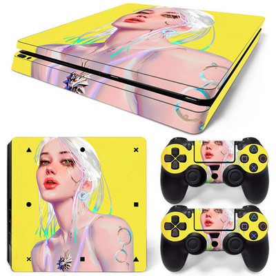 Disney Skin Sticker Zaštitna folija za PlayStation4 Slim PS4 PS4Slim Console Controllers Cover Dodaci Protector Para