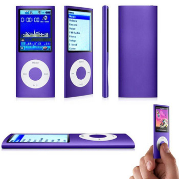 Μόδα Music Player Ραδιόφωνο HIFI Mp3 Player Ψηφιακή οθόνη LCD Εγγραφή φωνής Συσκευή αναπαραγωγής FM Αναπαραγωγέας ηχείων Ελαφρύ φορητό