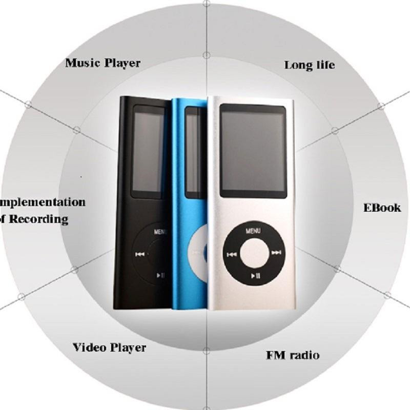 Modni glazbeni player Radio HIFI Mp3 player Digitalni LCD zaslon Snimanje glasa FM player Zvučnik Reproductor Lagani prijenosni