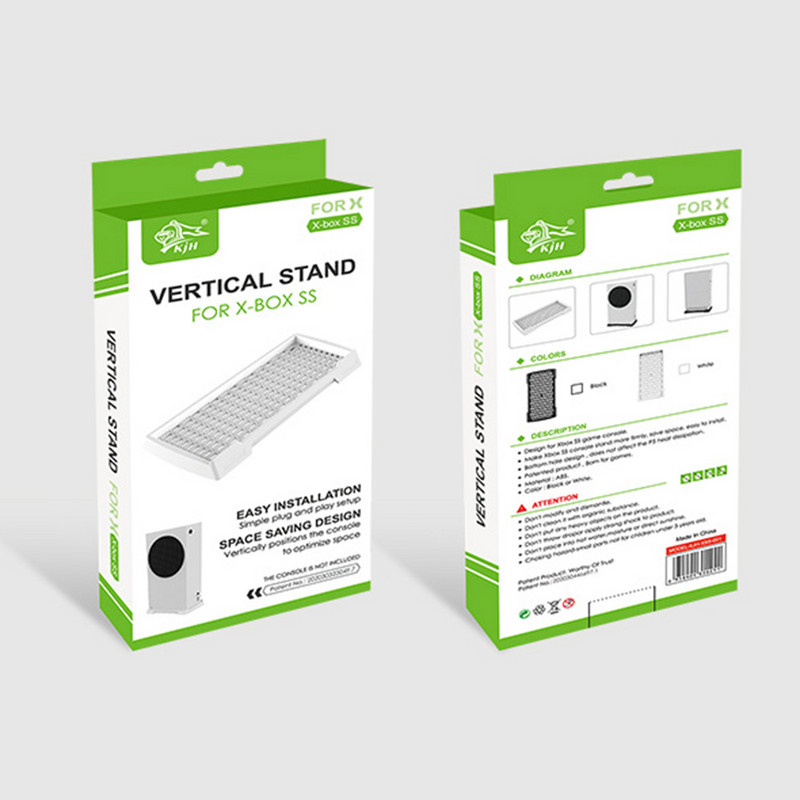 Suport vertical pentru consola de jocuri Suport de răcire pentru consolă Suport vertical din plastic Bază de suport pentru gazdă pentru accesorii de jocuri din seria Xbox S