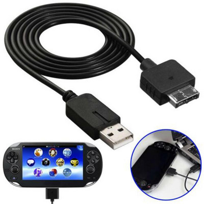 USB трансфер на данни Синхронизиране на данни Кабел за зарядно устройство Кабел за зареждане Линия за Sony PlayStation Psv1000 Psvita PS Vita PSV 1000 Захранващ адаптер Кабел