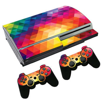 Κονσόλα και χειριστήρια STICKER Vinyl Skin Protector Για λίπος ps3