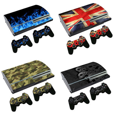 STICKER Vinyl Skin Protector konsool ja kontrollerid ps3 rasva jaoks