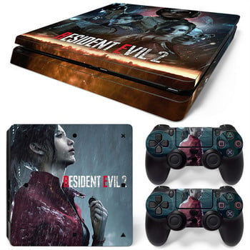 GAME 2194 PS4 Slim Skin Sticker Decal Κάλυμμα για ps4 slim κονσόλα και 2 Controllers skin Vinyl λεπτό αυτοκόλλητο Decal