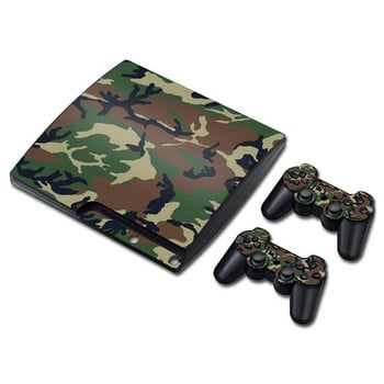 Vinyl Skin Sticker Protector For PS3 slim Original decal Accessories