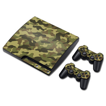 Vinyl Skin Sticker Protector For PS3 slim Original decal Accessories