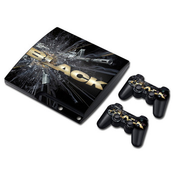 Vinyl Skin Sticker Protector For PS3 slim Original decal Accessories